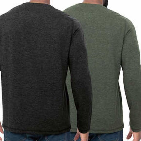 Rugged Elements Men's Long Sleeve Crew Tee, 2-pack - Picture 2 of 2